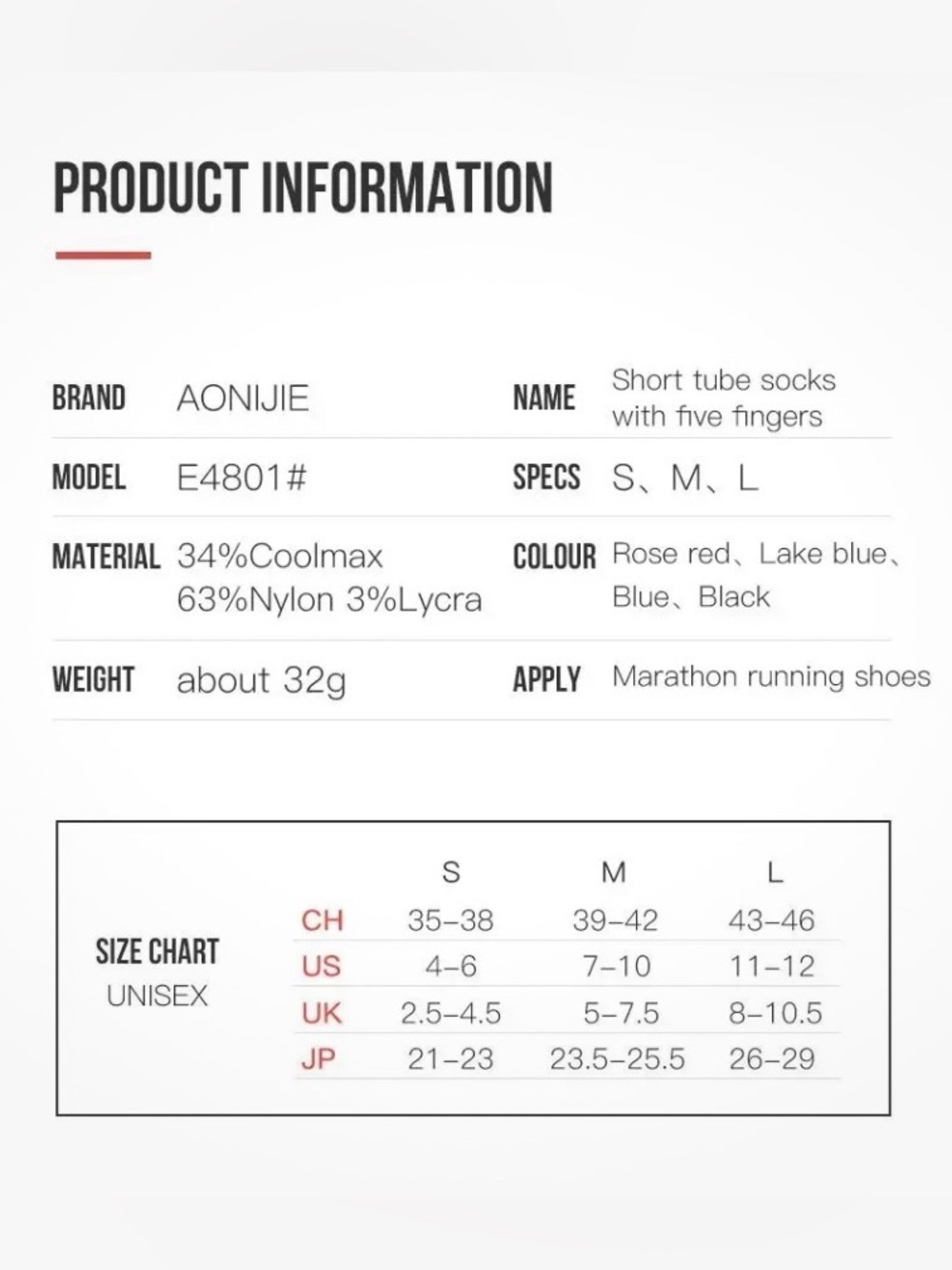 Unisex High Performance Athletic Running Toe Socks - Picture 9 of 9